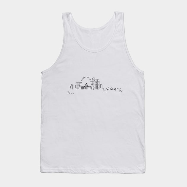 St. Louis City Signature Tank Top by kursatunsal